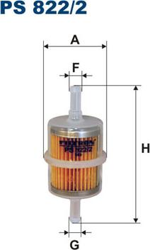Filtron PS822/2 - Fuel filter xparts.lv