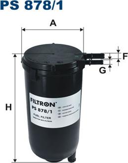 Filtron PS878/1 - Топливный фильтр xparts.lv