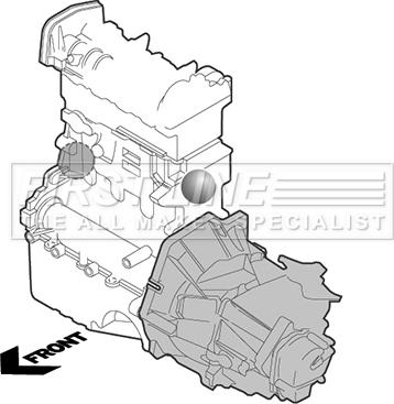 First Line FEM3106 - Holder, engine mounting xparts.lv