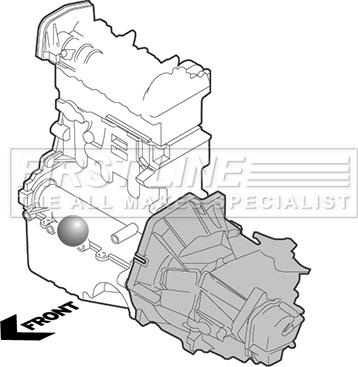 First Line FEM3697 - Holder, engine mounting xparts.lv