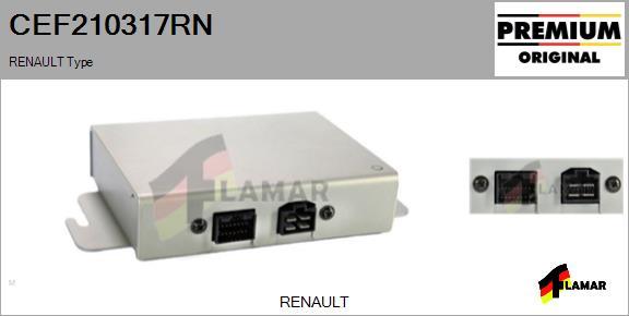 FLAMAR CEF210317RN - Блок управления, рулевой механизм с усилителем xparts.lv