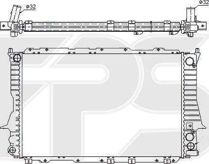 FPS FP 12 A458 - Radiators, Motora dzesēšanas sistēma xparts.lv