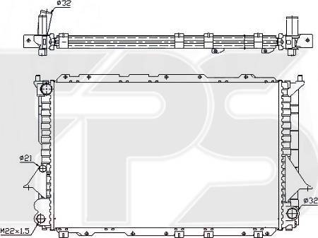 FPS FP 12 A760 - Radiatorius, variklio aušinimas xparts.lv