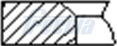 Freccia FR10-381300 - Комплект поршневых колец xparts.lv
