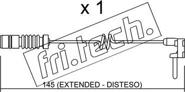 Fri.Tech. SU.161 - Indikators, Bremžu uzliku nodilums xparts.lv