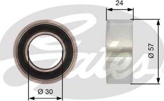 Gates T41121 - Tensioner Pulley, timing belt xparts.lv