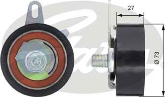 Gates T43036 - Tensioner Pulley, timing belt xparts.lv