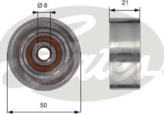 Gates T42098 - Deflection / Guide Pulley, timing belt xparts.lv