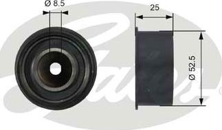 Gates T42076 - Deflection / Guide Pulley, timing belt xparts.lv
