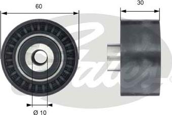 Gates T42199 - Deflection / Guide Pulley, timing belt xparts.lv