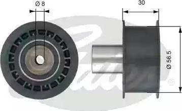 Gates T42189 - Deflection / Guide Pulley, timing belt xparts.lv