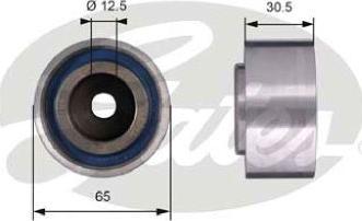 GATES-BR T42061 - Deflection / Guide Pulley, timing belt xparts.lv