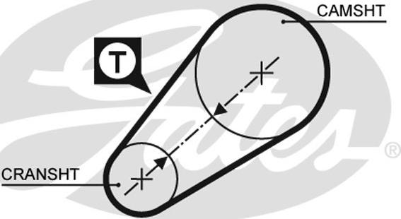 GATES-SEA T031 - Timing Belt xparts.lv
