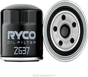 GCG Turbos Australia RY-Z637 - Eļļas filtrs xparts.lv