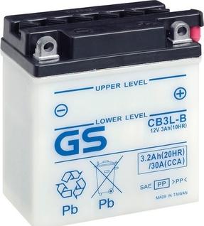 GS GS-CB3L-B - Startera akumulatoru baterija xparts.lv