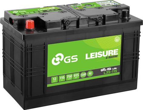GS GS-L35-115 - Startera akumulatoru baterija xparts.lv