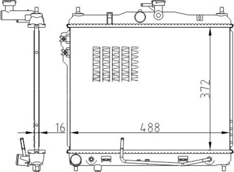 Hart 611 621 - Radiators, Motora dzesēšanas sistēma xparts.lv