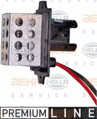 HELLA 9ML 351 332-181 - Resistor, interior blower xparts.lv