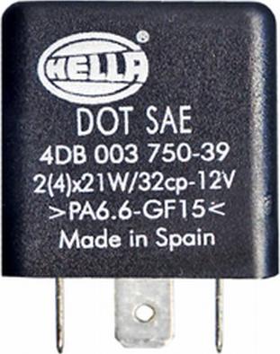 HELLA 4DB 003 750-391 - Pagrieziena signāla pārtraucējs xparts.lv