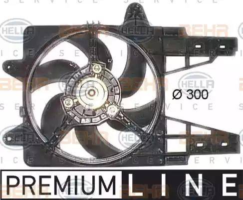 HELLA 8EW 009 158-241 - Fan, radiator xparts.lv