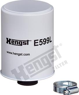 Hengst Filter E599L - Воздушный фильтр xparts.lv