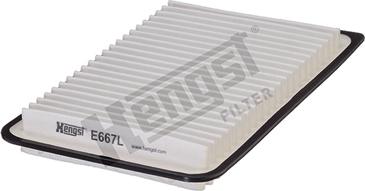 Hengst Filter E667L - Воздушный фильтр xparts.lv