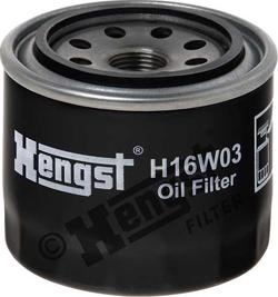 Hengst Filter H16W03 - Eļļas filtrs xparts.lv