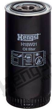 Hengst Filter H18W01 - Масляный фильтр xparts.lv