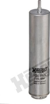 Hengst Filter H351WK - Degvielas filtrs xparts.lv