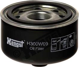 Hengst Filter H300W09 - Oil Filter xparts.lv