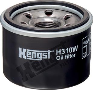 Hengst Filter H310W - Oil Filter xparts.lv