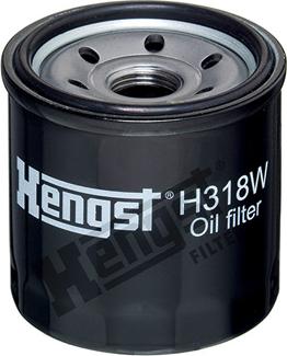 Hengst Filter H318W - Oil Filter xparts.lv
