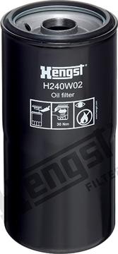 Hengst Filter H240W02 - Eļļas filtrs xparts.lv
