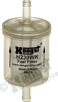 Hengst Filter H239WK - Degvielas filtrs xparts.lv
