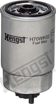 Hengst Filter H70WK02 - Топливный фильтр xparts.lv