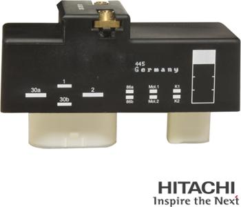 Hitachi 2502218 - Реле, продольный наклон шкворня вентилятора xparts.lv
