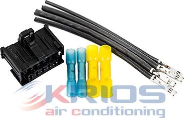 Hoffer K26204 - Ремкомплект кабеля, тепловентилятор салона (сист.подогр.дв.) xparts.lv