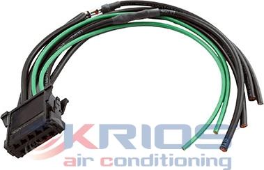 Hoffer K26206 - Ремкомплект кабеля, тепловентилятор салона (сист.подогр.дв.) xparts.lv