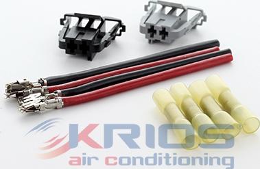 Hoffer K26212 - Cable Repair Set, interior heating fan, (eng. preheat sys.) xparts.lv