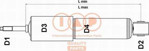 IAP QUALITY PARTS 504-11072 - Амортизатор xparts.lv
