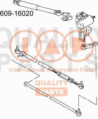 IAP QUALITY PARTS 609-16020 - Amortizatorius, vairo mechanizmas xparts.lv