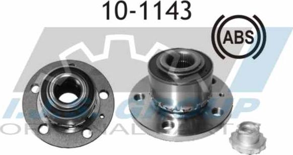 IJS GROUP 10-1143 - Wheel hub, bearing Kit xparts.lv
