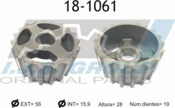 IJS GROUP 18-1061 - Deflection / Guide Pulley, timing belt xparts.lv