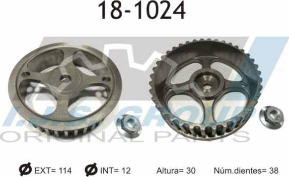 IJS GROUP 18-1024 - Gear, camshaft xparts.lv