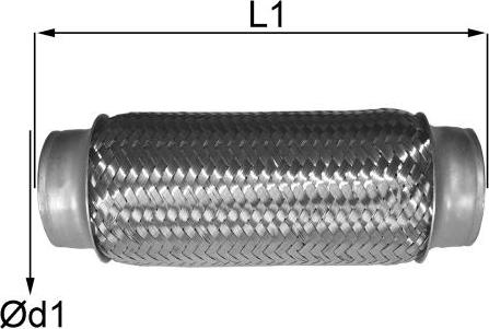 Imasaf 06.30.45 - Gofrēta caurule, Izplūdes gāzu sistēma xparts.lv
