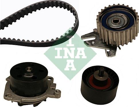 INA 530 0227 30 - Water Pump & Timing Belt Set xparts.lv