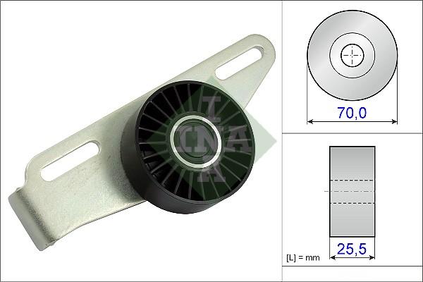 INA 531 0868 10 - Направляющий ролик, поликлиновый ремень xparts.lv