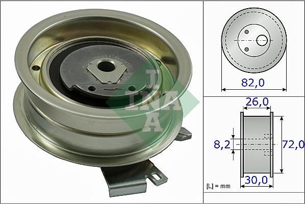INA 531 0203 20 - Tensioner Pulley, timing belt xparts.lv