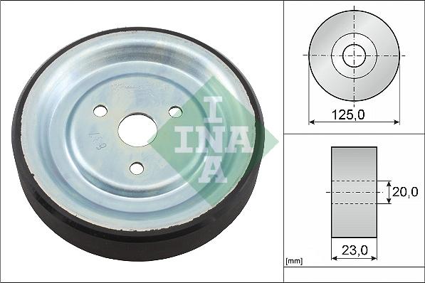 INA 532 0912 10 - Deflection / Guide Pulley, V-belt xparts.lv