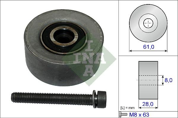 INA 532 0472 10 - Deflection / Guide Pulley, timing belt xparts.lv